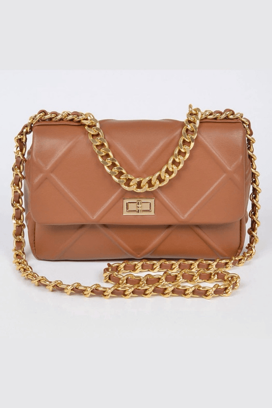 H&D Accessories Handbags Giselle Crossbody Bag (Cinnamon)