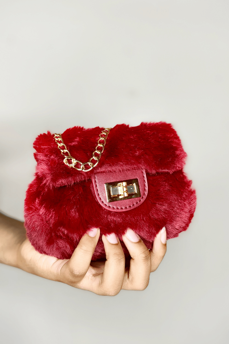 Something Extra Mini Bag Burgundy Final Sale