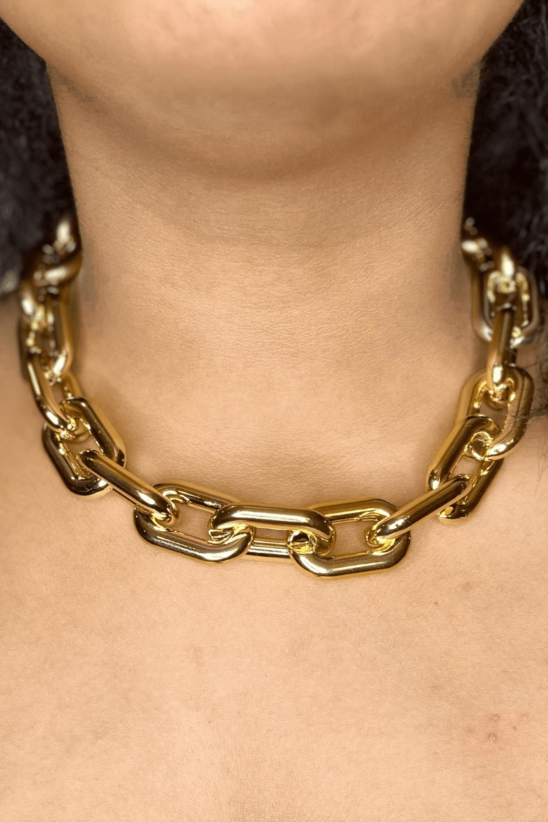 H&D Accessories Necklaces 80’s Baby Chain Necklace (Gold)
