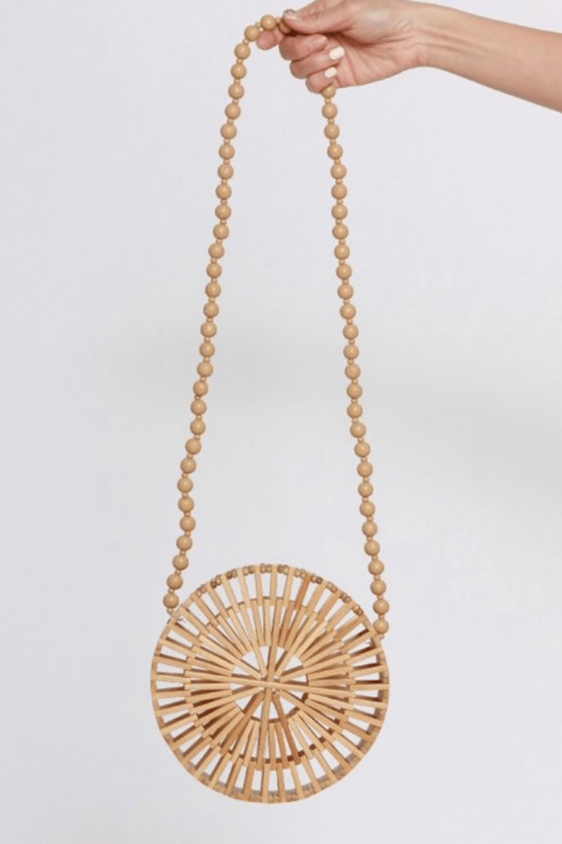 lee monet Around the Way Bamboo Shoulder Bag