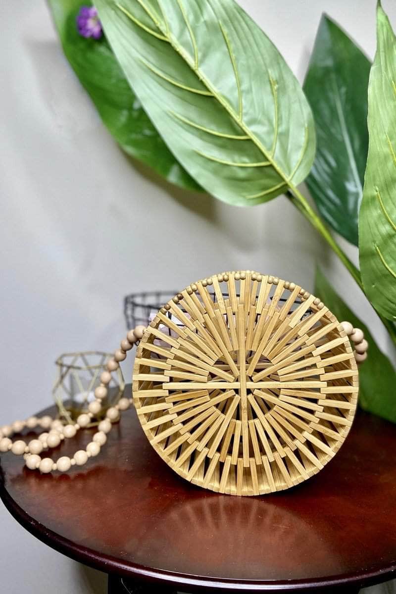 lee monet Around the Way Bamboo Shoulder Bag