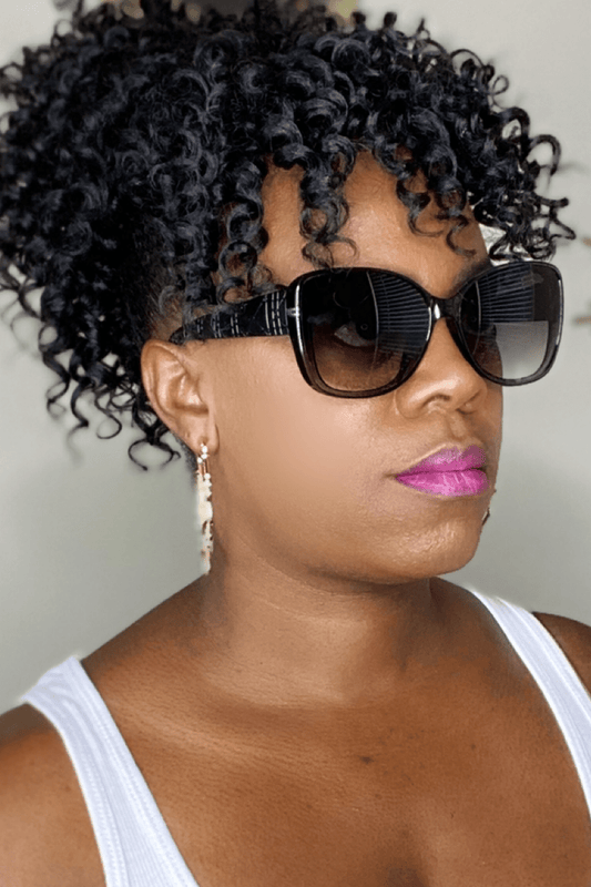 lee monet OG Fashionista Sunglasses- Brown/Black