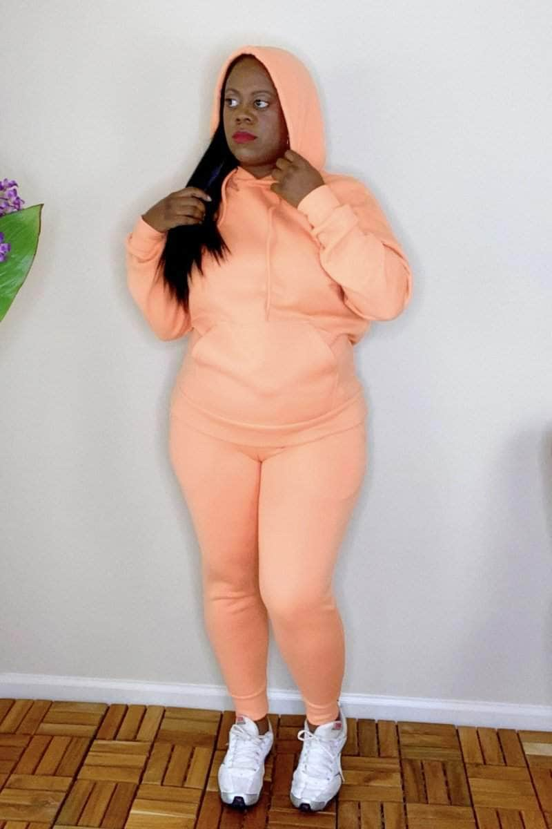 Peach Jogger Set