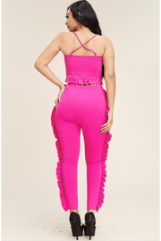 lee monet Fiesta Fuchsia Pink Pants Set